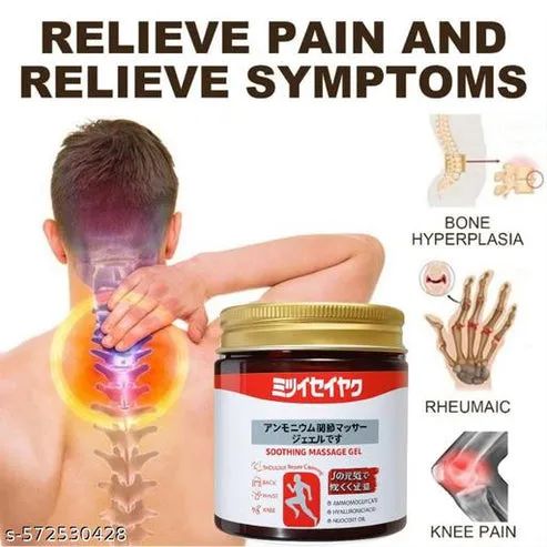 Japanese Instant Pain Relief Gel | Fast Acting Pain Relief for Muscles, Joints & Body Aches | Portable & Safe