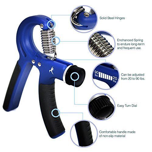Automatic Counter Hand Gripper – Adjustable Hand Strengthener & Finger Exerciser for Fitness, Rehab & Muscle Building