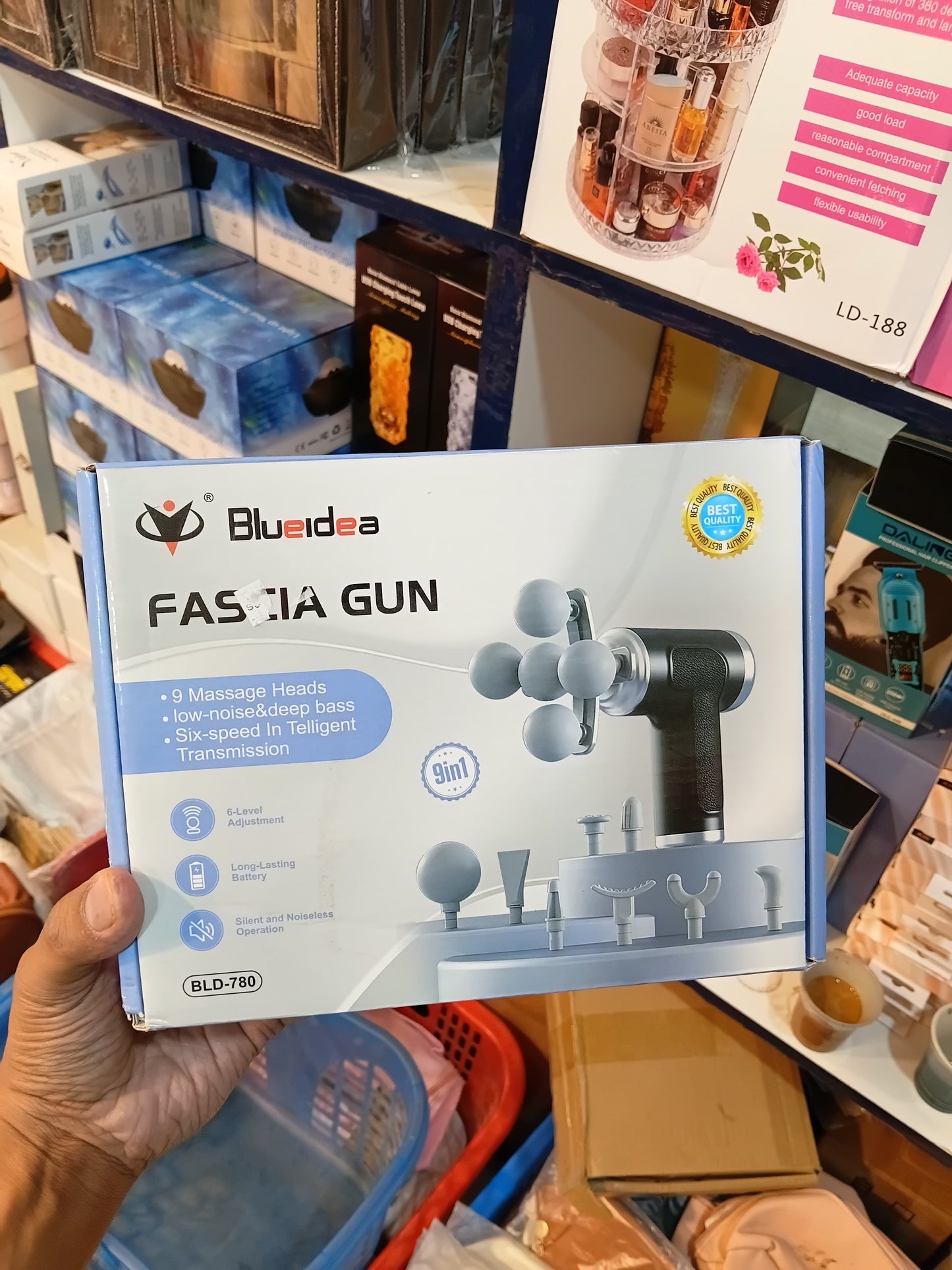 💆‍♀️ 5 Ball Facial Gun Massager 9-in-1 – Salon Quality Skincare at Home