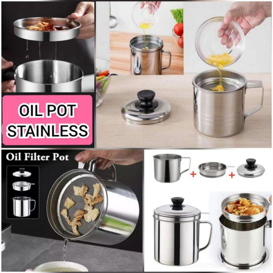 1.4L Oil Pot – Leak-Proof, Food-Grade Kitchen Oil Container | With Box / Without Box
