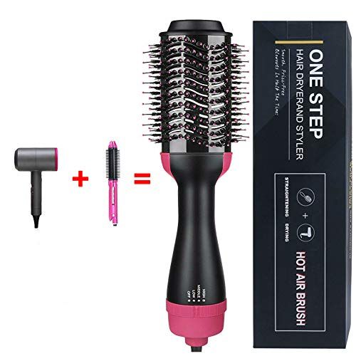 One Step Hot Air Brush | Hair Dryer, Straightener & Volumizer | Salon-Style Hair at Home