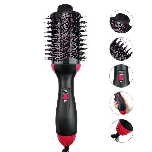 One Step Hot Air Brush | Hair Dryer, Straightener & Volumizer | Salon-Style Hair at Home