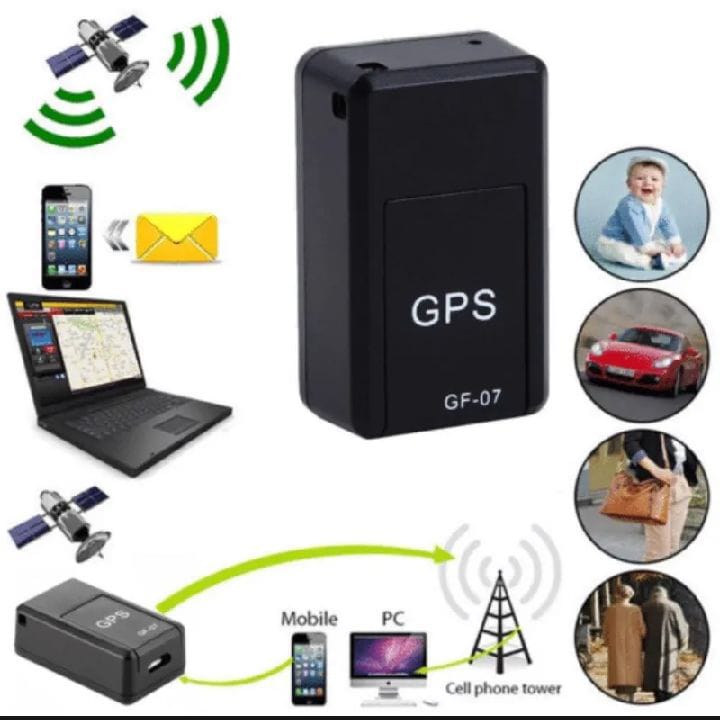 Mini Magnetic GPS Tracker GF-07 – Universal Car & Motorcycle Real-Time Tracking Device with Strong Magnetic Base