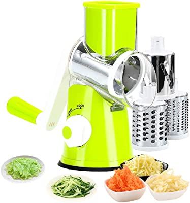 Table Top Drum Grater Big Size | High Quality Stainless Steel Vegetable, Cheese & Coconut Grater for Kitchen