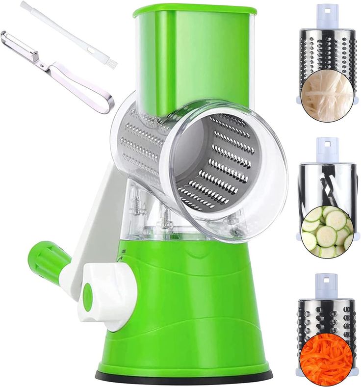 Table Top Drum Grater Big Size | High Quality Stainless Steel Vegetable, Cheese & Coconut Grater for Kitchen