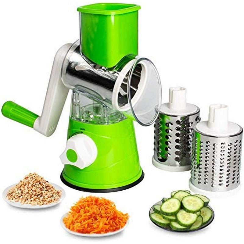 Table Top Drum Grater Big Size | High Quality Stainless Steel Vegetable, Cheese & Coconut Grater for Kitchen