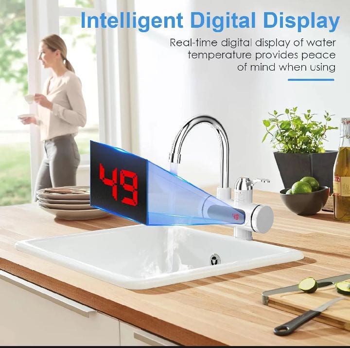 Instant Electric Hot Water Tap 220V | Fast Heating Faucet for Kitchen & Bathroom