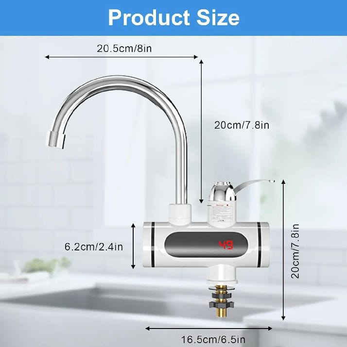 Instant Electric Hot Water Tap 220V | Fast Heating Faucet for Kitchen & Bathroom
