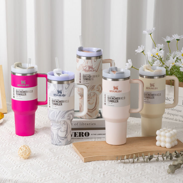 40 Oz Stanley Stainless Steel Tumbler 1200ml | Insulated Travel Cup | Hot & Cold Beverage Tumbler | Leak-Proof & Durable